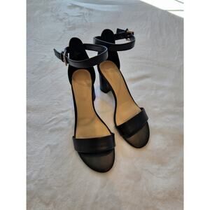 Nine West Woman's Black Strappy Sandals Sz 7